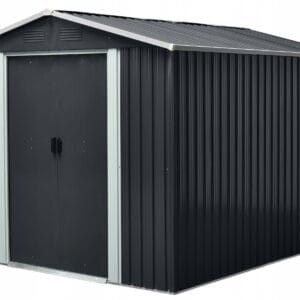 DOMEK NARZĘDZIOWY OGRODOWY 196x194x188cm BLASZANY METALOWY ALTANA GARAŻ