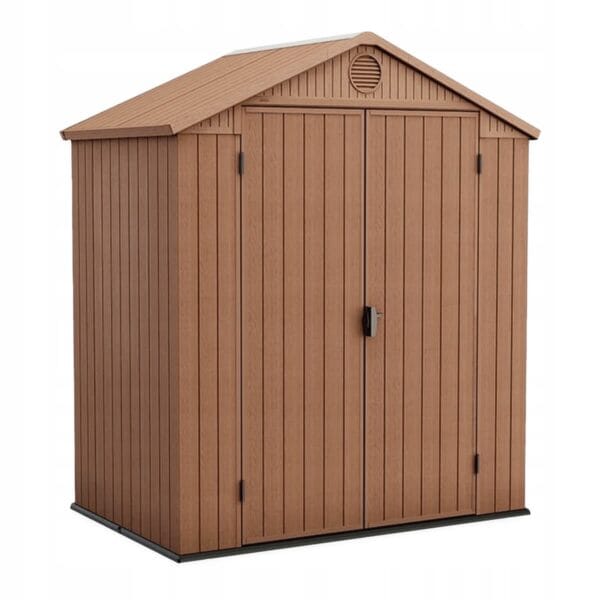 Domek Ogrodowy Narzędziowy DARWIN 6x4 Keter Schowek na Ogród 190x121cm brąz