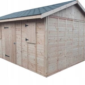 Domek drewniany narzędziowy letniskowy altana ogrodowa na ROD 5x3 m