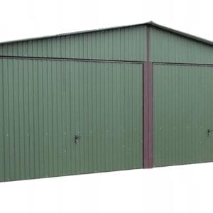 Garaże Blaszane Zielone 6x5 Garaż Blaszak MAT
